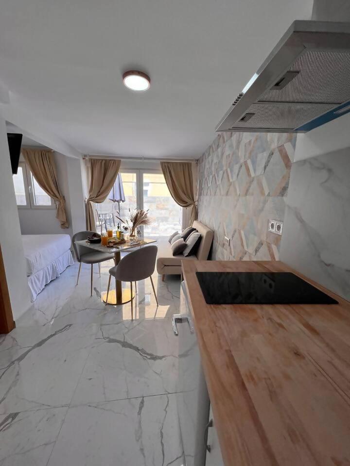 Urban Estudio Elegante Con Terraza Alicante Esterno foto